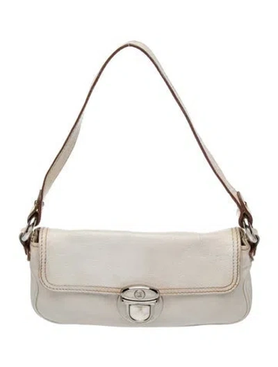 Pre-owned Marc Jacobs Leather Shoulder Bag In Neutral