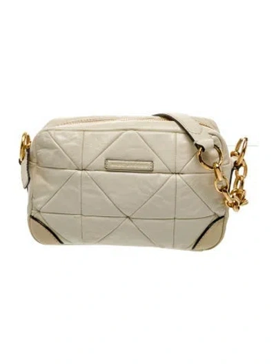 Pre-owned Marc Jacobs Leather Shoulder Bag In Neutral