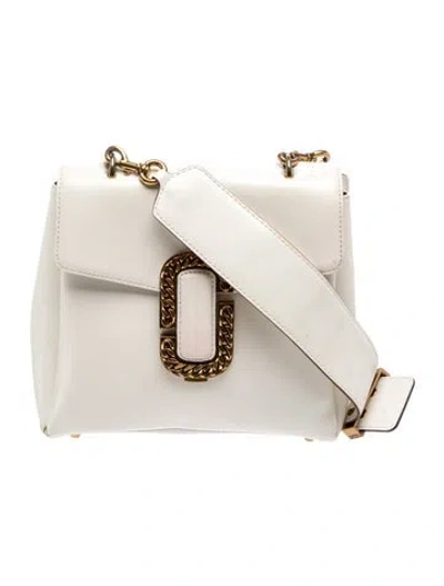 Pre-owned Marc Jacobs Leather Shoulder Bag In Neutral