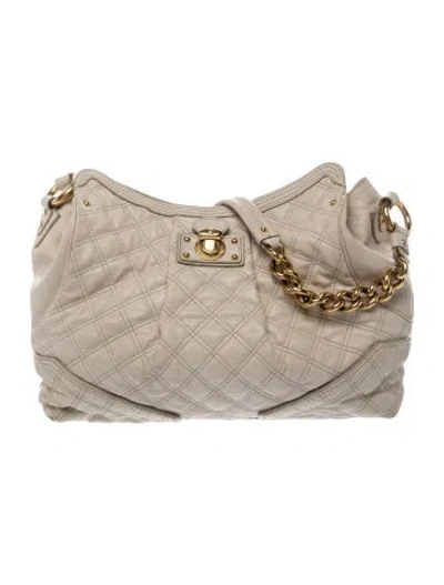 Pre-owned Marc Jacobs Leather Shoulder Bag In Neutral