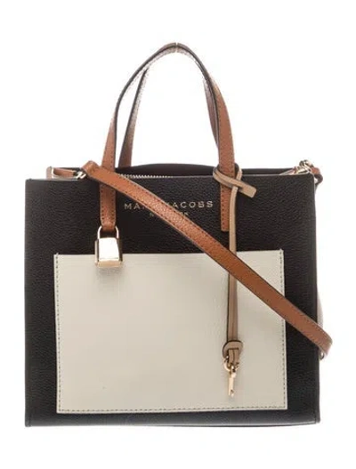 Pre-owned Marc Jacobs Leather Shoulder Bag In Neutral