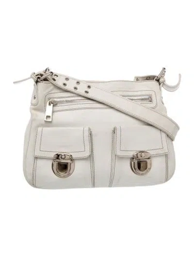 Pre-owned Marc Jacobs Leather Shoulder Bag In Neutrals