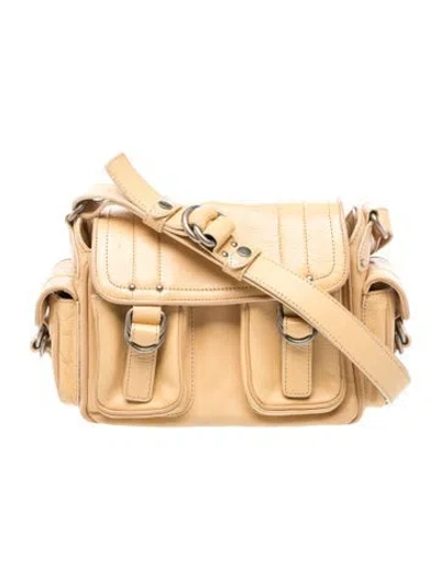 Pre-owned Marc Jacobs Leather Shoulder Bag In Neutrals