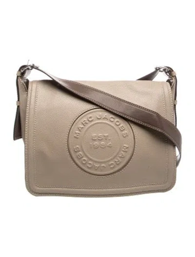 Pre-owned Marc Jacobs Leather Shoulder Bag In Neutrals