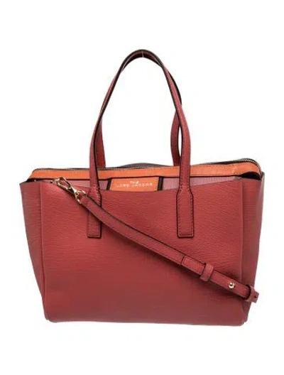 Pre-owned Marc Jacobs Leather Shoulder Bag In Pink