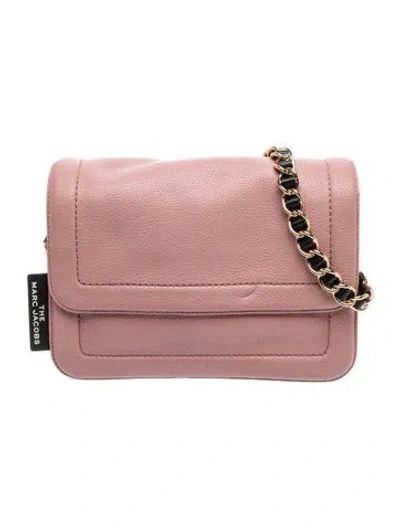 Pre-owned Marc Jacobs Leather Shoulder Bag In Pink