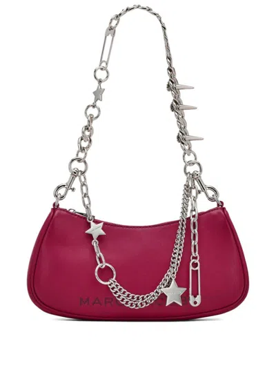 Marc Jacobs Leather Shoulder Bag In Purple
