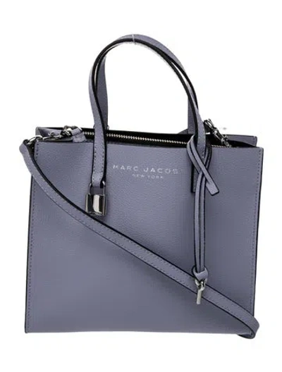 Pre-owned Marc Jacobs Leather Shoulder Bag In Purple