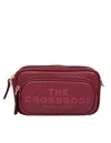 Marc Jacobs The Crossbody Tote Leather Bag Cherry Color In Red
