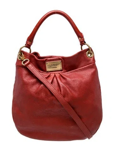 Pre-owned Marc Jacobs Leather Shoulder Bag In Red