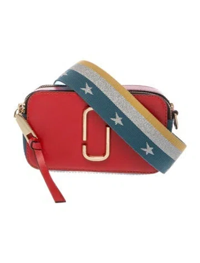 Pre-owned Marc Jacobs Leather Shoulder Bag In Red