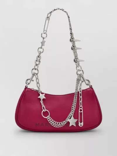 MARC JACOBS LEATHER SHOULDER BAG TOP HANDLE CHAIN