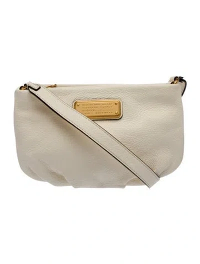 Pre-owned Marc Jacobs Leather Shoulder Bag W/ Tags In Neutral