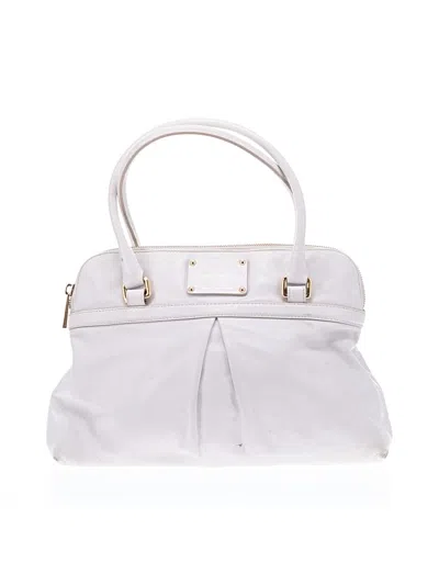 Pre-owned Marc Jacobs Leather Shoulder Bag In White