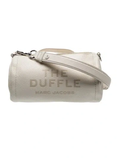 Pre-owned Marc Jacobs Leather Shoulder Bag In White