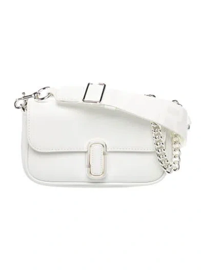 Pre-owned Marc Jacobs Leather Shoulder Bag In White