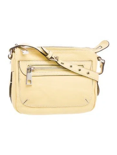 Pre-owned Marc Jacobs Leather Shoulder Bag In Yellow