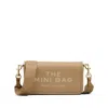 Marc Jacobs Brown Leather Shoulder Bag With Textured Finish In Brown