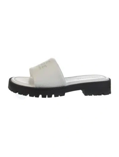Pre-owned Marc Jacobs Leather Slides In Multi