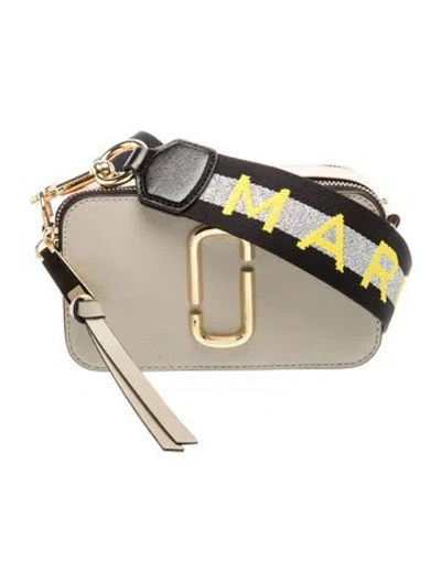 Pre-owned Marc Jacobs Leather Snapshot In Neutrals
