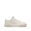 Marc Jacobs Lace-up Low-cut Casual Shoes In White