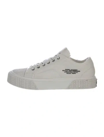 Pre-owned Marc Jacobs Leather Sneakers In White