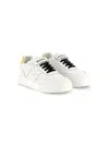 Marc Jacobs Logo-patch Leather Sneakers In White