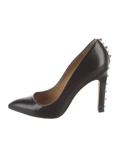 Pre-owned Marc Jacobs Leather Studded Accents Pumps In Black