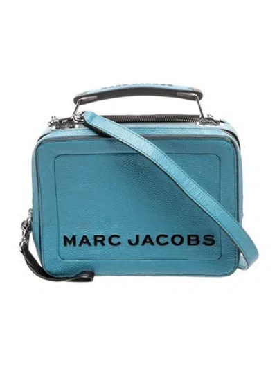 Pre-owned Marc Jacobs Leather The Box In Blue