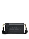 Marc Jacobs The Leather Mini Shoulder Bag In Leather In Black