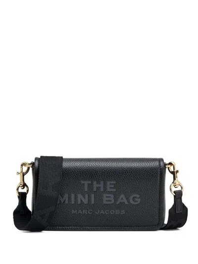 Marc Jacobs The Leather Mini Shoulder Bag In Leather In Black