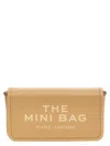 Marc Jacobs The Leather Mini Bag Crossbody Bags Beige In Brown