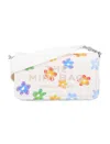 Marc Jacobs Leather The Mini Bag With Floral Print In White