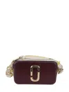 Marc Jacobs Leather Color Block Shoulder Bag In Purple