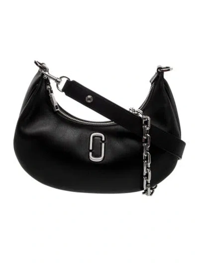 Pre-owned Marc Jacobs Leather Top Handle Bag In Black