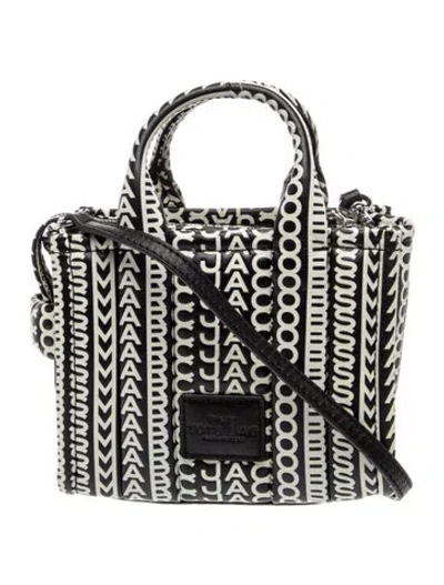 Pre-owned Marc Jacobs Leather Top Handle Bag In Black