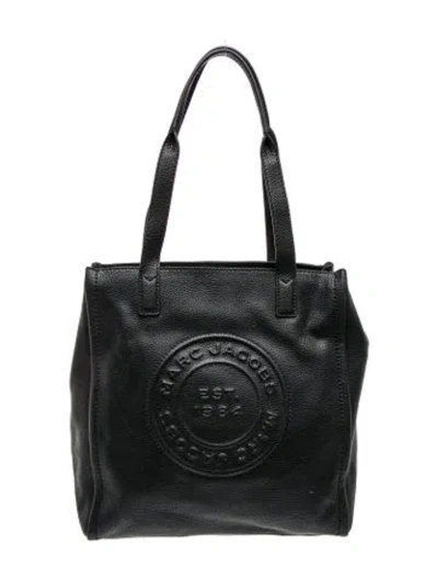 Pre-owned Marc Jacobs Leather Top Handle Bag In Black