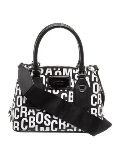 Pre-owned Marc Jacobs Leather Top Handle Bag In Black