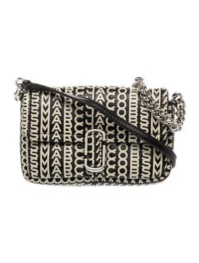 Pre-owned Marc Jacobs Leather Top Handle Bag In Black