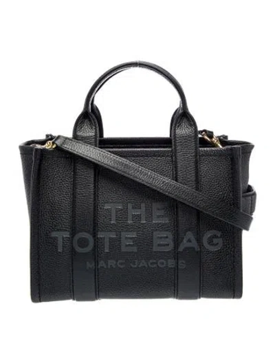 Pre-owned Marc Jacobs Leather Top Handle Bag In Blue