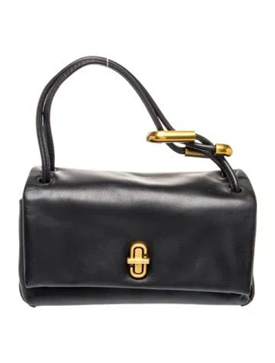 Pre-owned Marc Jacobs Leather Top Handle Bag In Blue