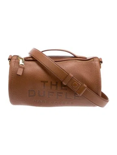 Pre-owned Marc Jacobs Leather Top Handle Bag In Brown