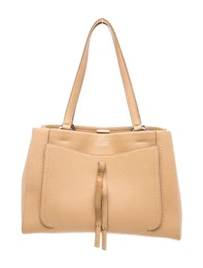 Pre-owned Marc Jacobs Leather Top Handle Bag In Brown