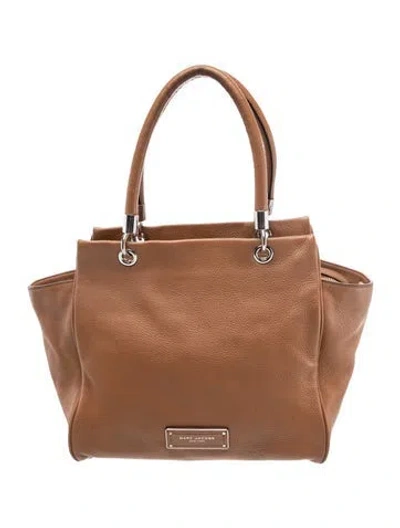 Pre-owned Marc Jacobs Leather Top Handle Bag In Brown