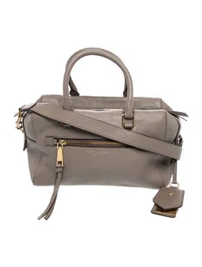 Pre-owned Marc Jacobs Leather Top Handle Bag In Brown