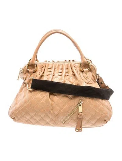 Pre-owned Marc Jacobs Leather Top Handle Bag In Brown