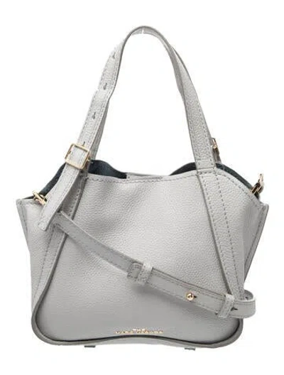 Pre-owned Marc Jacobs Leather Top Handle Bag In Gray