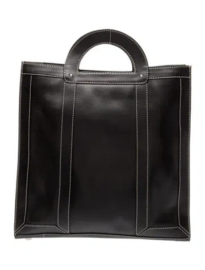 Pre-owned Marc Jacobs Leather Top Handle Bag In Multi