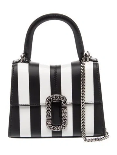 Pre-owned Marc Jacobs Leather Top Handle Bag In Multi