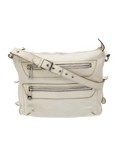 Pre-owned Marc Jacobs Leather Top Handle Bag In Neutral